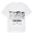 Cantabria karta t-shirt