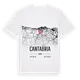 Cantabria karta t-shirt