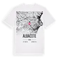 Albacete karta t-shirt