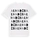 Almadén ordlek t-shirt