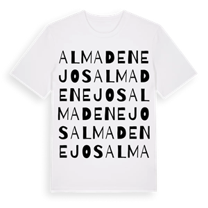 Almadenejos ordlek t-shirt – ekologisk bomull t-shirt från Pinshirt