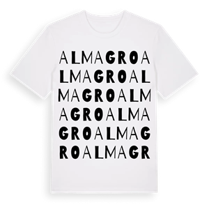 Almagro ordlek t-shirt – ekologisk bomull t-shirt från Pinshirt