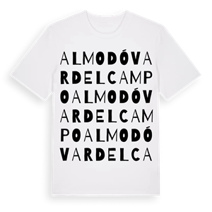 Almodóvar del Campo ordlek t-shirt – ekologisk bomull t-shirt från Pinshirt