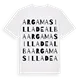 Argamasilla de Alba ordlek t-shirt