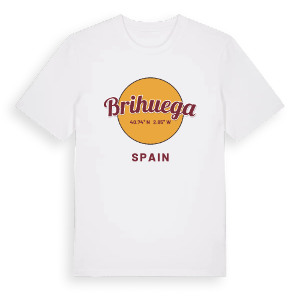 Brihuega cirkel t-shirt – ekologisk bomull t-shirt från Pinshirt