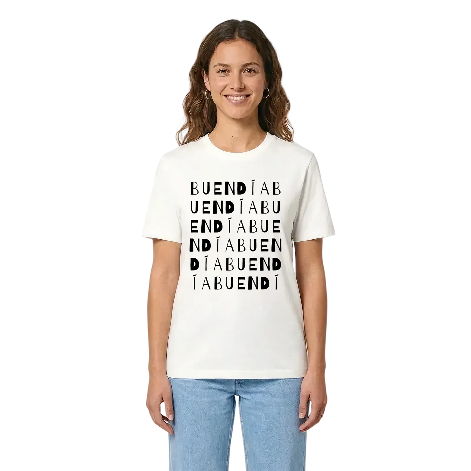 Buendía ordlek t-shirt – White, i miljö