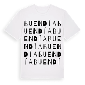 Buendía ordlek t-shirt – ekologisk bomull t-shirt från Pinshirt