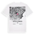 Castilla-La Mancha karta t-shirt