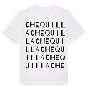 Chequilla ordlek t-shirt – ekologisk bomull t-shirt från Pinshirt
