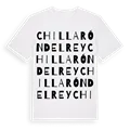 Chillarón del Rey ordlek t-shirt
