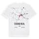 Ciudad Real karta t-shirt
