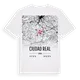 Ciudad Real karta t-shirt
