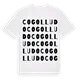Cogolludo ordlek t-shirt