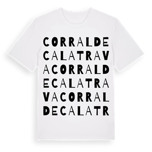 Corral de Calatrava ordlek t-shirt – ekologisk bomull t-shirt från Pinshirt