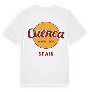 Cuenca cirkel t-shirt – ekologisk bomull t-shirt från Pinshirt