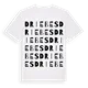 Driebes ordlek t-shirt