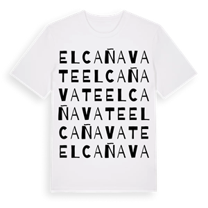 El Cañavate ordlek t-shirt – ekologisk bomull t-shirt från Pinshirt