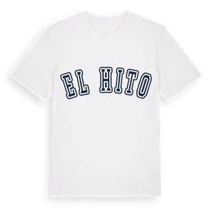 El Hito college t-shirt – ekologisk bomull t-shirt från Pinshirt