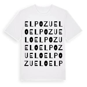 El Pozuelo ordlek t-shirt – ekologisk bomull t-shirt från Pinshirt