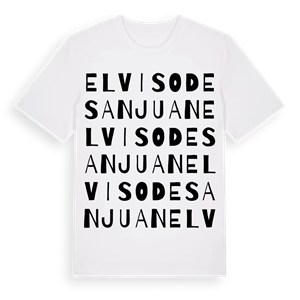 El Viso de San Juan ordlek t-shirt – ekologisk bomull t-shirt från Pinshirt