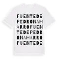 Fuente de Pedro Naharro ordlek t-shirt