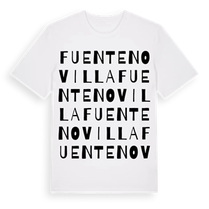 Fuentenovilla ordlek t-shirt – ekologisk bomull t-shirt från Pinshirt