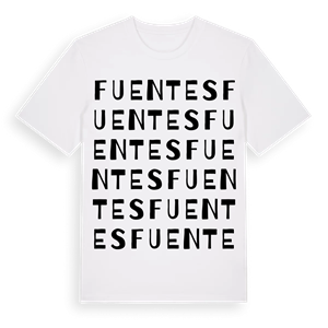 Fuentes ordlek t-shirt – ekologisk bomull t-shirt från Pinshirt