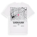 Guadalajara karta t-shirt