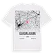 Guadalajara karta t-shirt