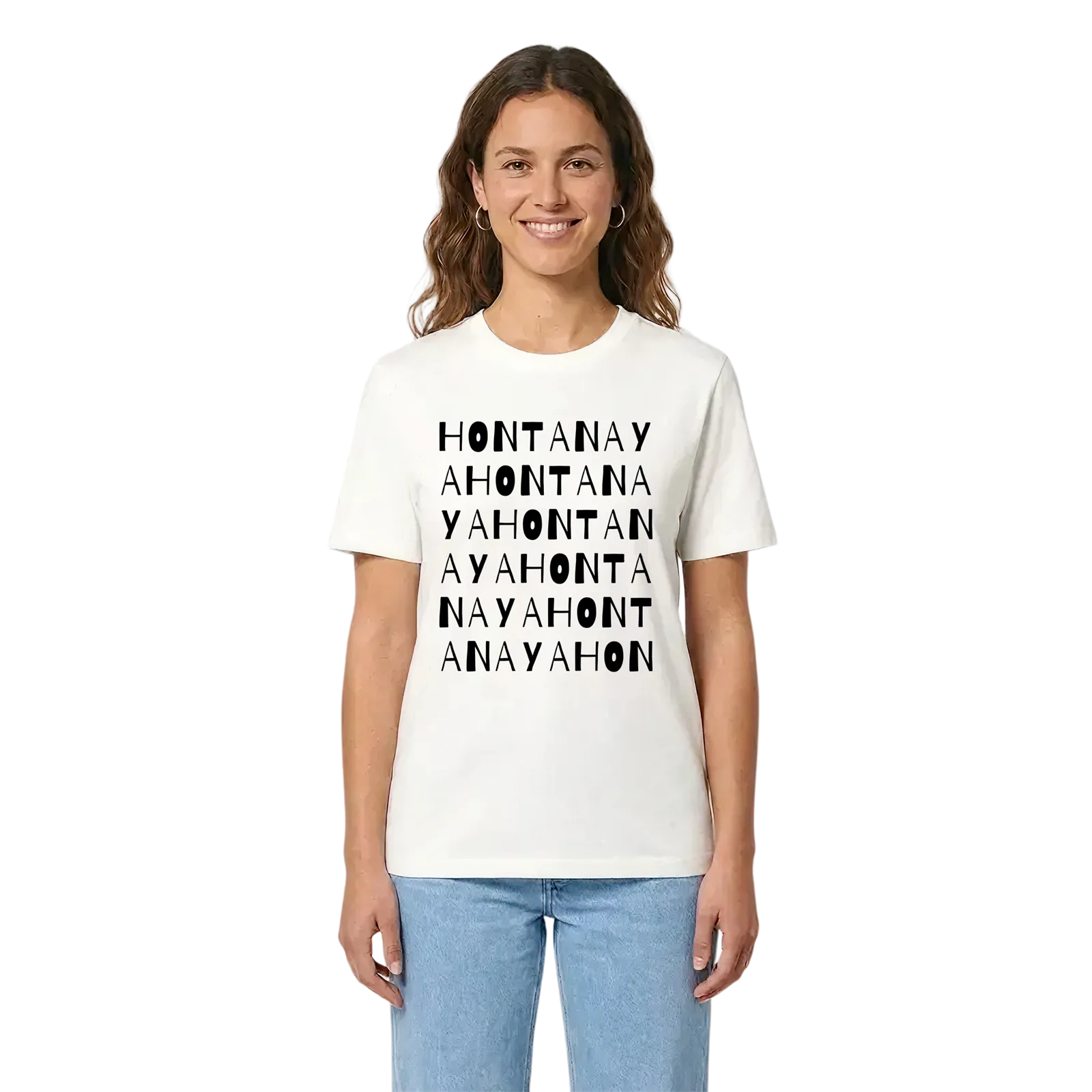 Hontanaya ordlek t-shirt – White, i miljö