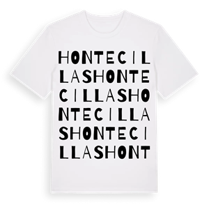 Hontecillas ordlek t-shirt – ekologisk bomull t-shirt från Pinshirt