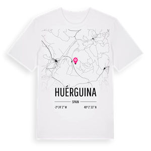 Huérguina karta t-shirt – ekologisk bomull t-shirt från Pinshirt