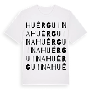 Huérguina ordlek t-shirt – ekologisk bomull t-shirt från Pinshirt
