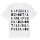 La Puebla de Montalbán ordlek t-shirt