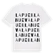 La Pueblanueva ordlek t-shirt