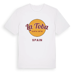 La Toba cirkel t-shirt – ekologisk bomull t-shirt från Pinshirt