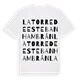 La Torre de Esteban Hambrán ordlek t-shirt