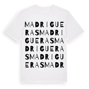 Madrigueras ordlek t-shirt – ekologisk bomull t-shirt från Pinshirt
