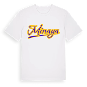 Minaya baseball t-shirt – ekologisk bomull t-shirt från Pinshirt