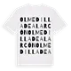 Olmedilla de Alarcón ordlek t-shirt