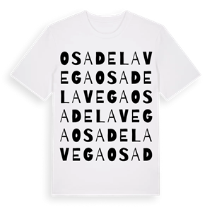 Osa de la Vega ordlek t-shirt – ekologisk bomull t-shirt från Pinshirt