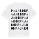Pajarón ordlek t-shirt