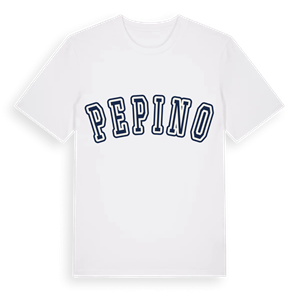 Pepino college t-shirt – ekologisk bomull t-shirt från Pinshirt