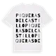 Piqueras del Castillo ordlek t-shirt