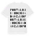 Portalrubio de Guadamejud ordlek t-shirt