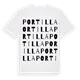 Portilla ordlek t-shirt