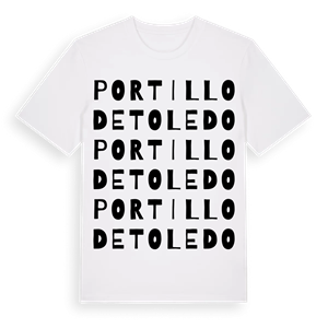 Portillo de Toledo ordlek t-shirt – ekologisk bomull t-shirt från Pinshirt