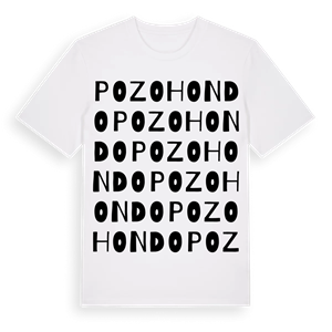 Pozohondo ordlek t-shirt – ekologisk bomull t-shirt från Pinshirt
