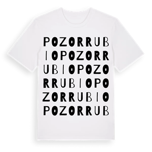 Pozorrubio ordlek t-shirt – ekologisk bomull t-shirt från Pinshirt