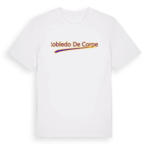 Robledo de Corpes baseball t-shirt – ekologisk bomull t-shirt från Pinshirt